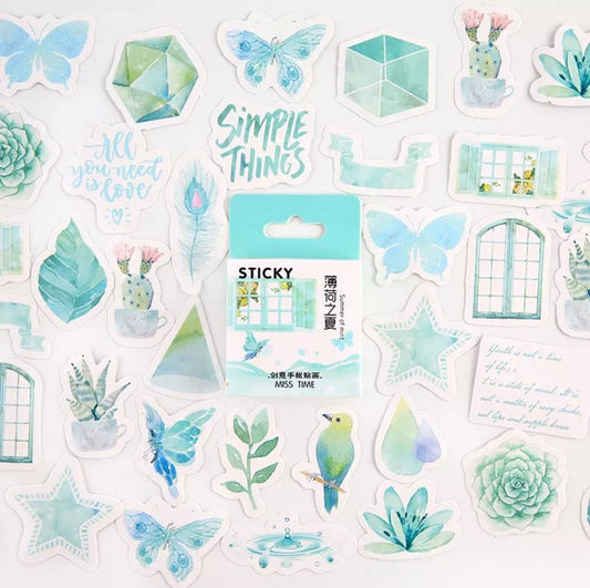Sticker Box - Mysthical Garden - 46 Stickers