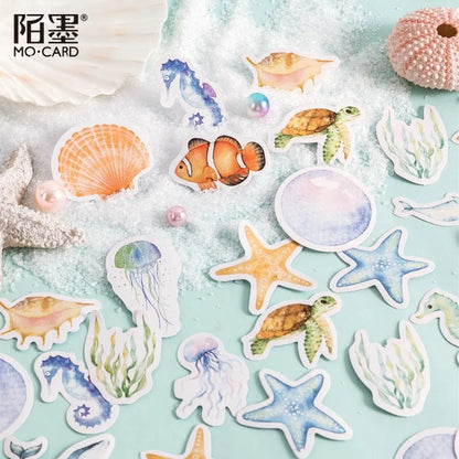 Sticker Box - Deep Wonder in the Sea - 45 Stickers