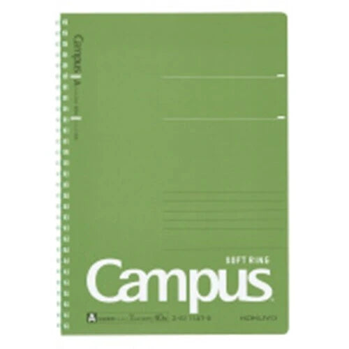 KOKUYO - Campus - Soft Ring - Semi B5 Notebook - Green