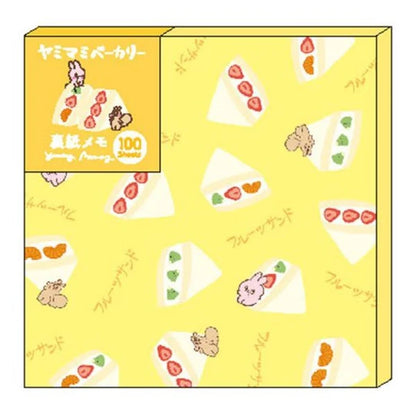 Memo Pad Memo Pad Fruit Sandwiches Bakery