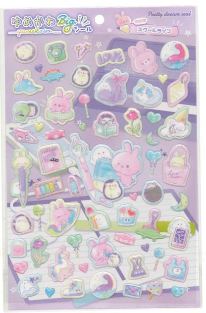 Yumeka Big Dreamy Seal Sticker Sheet