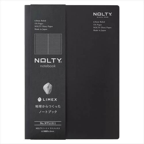 NOLTY Notebook x Limex A5 in Granite Black