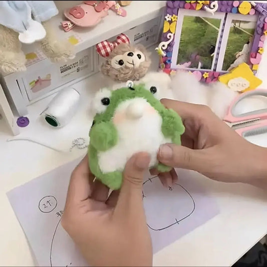 Frog Bubble Plush Toy Keychain SQUEAKY 🐸 🐸 🐸