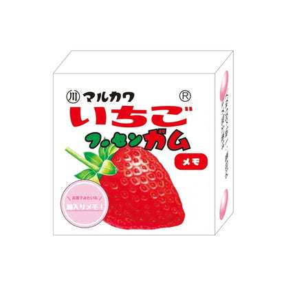 T'S FACTORY Memo Pad Husen Gum Strawberry Sweets