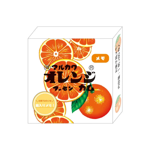 T'S FACTORY Memo Pad Husen Gum Orange Sweets