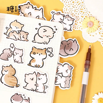 Sticker Box - Naughty Cat - 45 Stickers