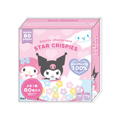 T'S FACTORY Memo Pad Sanrio SweetsSanrio Candy Box Memo Star Crispy