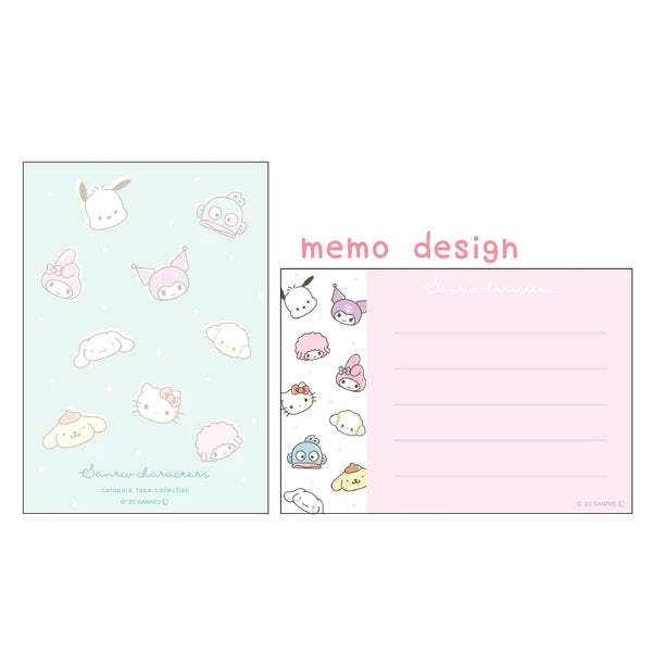 T'S FACTORY Memo Pad Sanrio collection FaceSanrio Mini Memo Face Collection