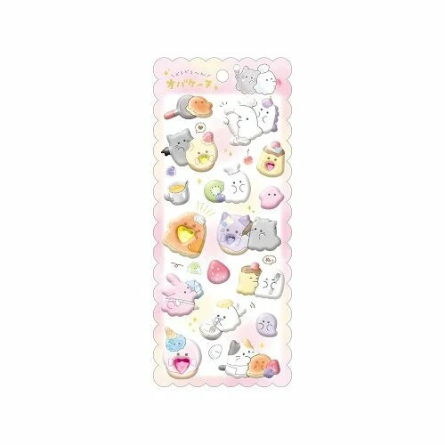 Stuffed Marshmallow Seal Sticker Sheet