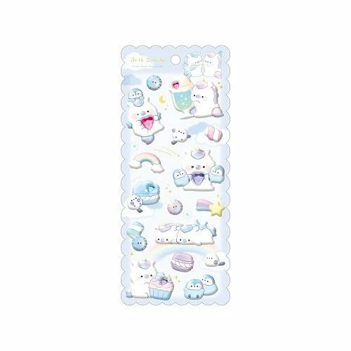 Stuffed Marshmallow Seal Sticker Sheet