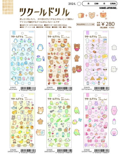 Kamio Japan Funny Blender Sticker Sheets