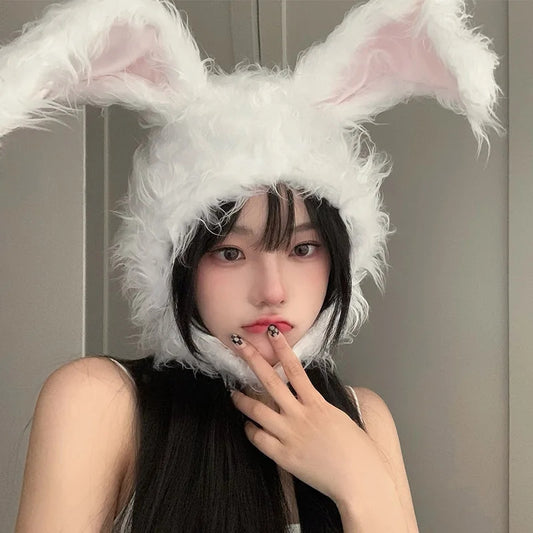 Fluffy Bunny Hat Adorable & Cozy