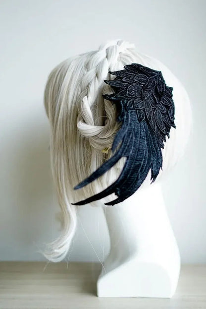 Halloween Angel Wings Hair Clip