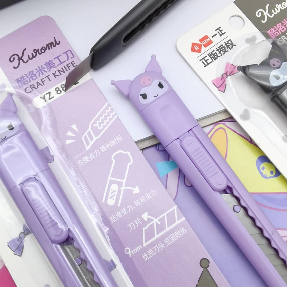 Sanrio Kuromi Razor Blade, Letter Opener & Utility Knife