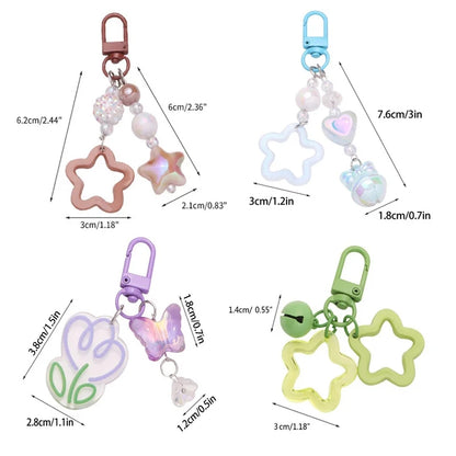 Star Decora Keychains Charms