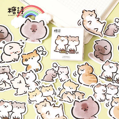 Sticker Box - Naughty Cat - 45 Stickers