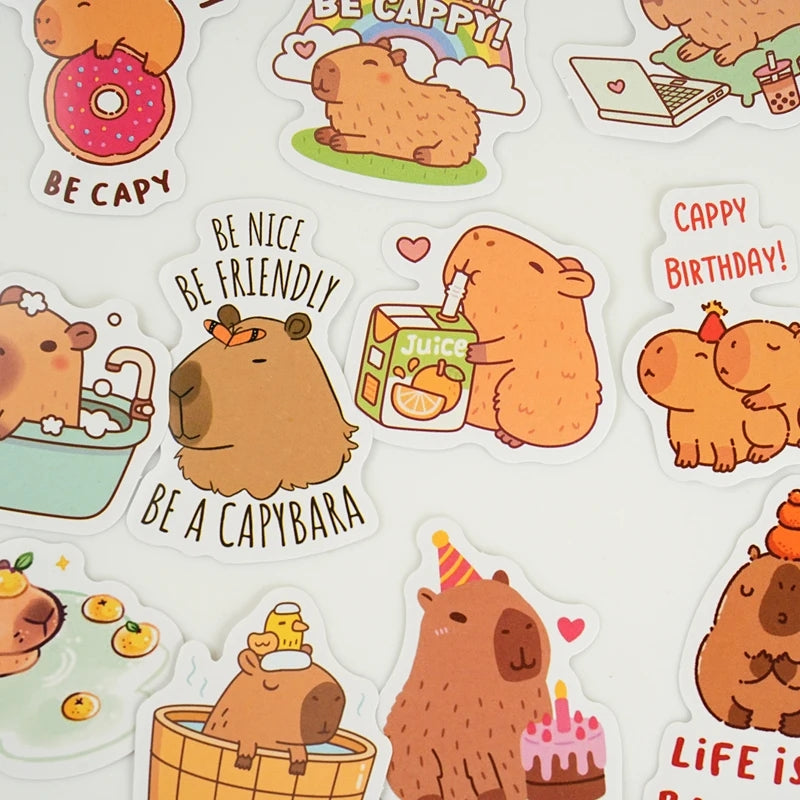 Sticker Box - Capybara Collection - 45 Stickers