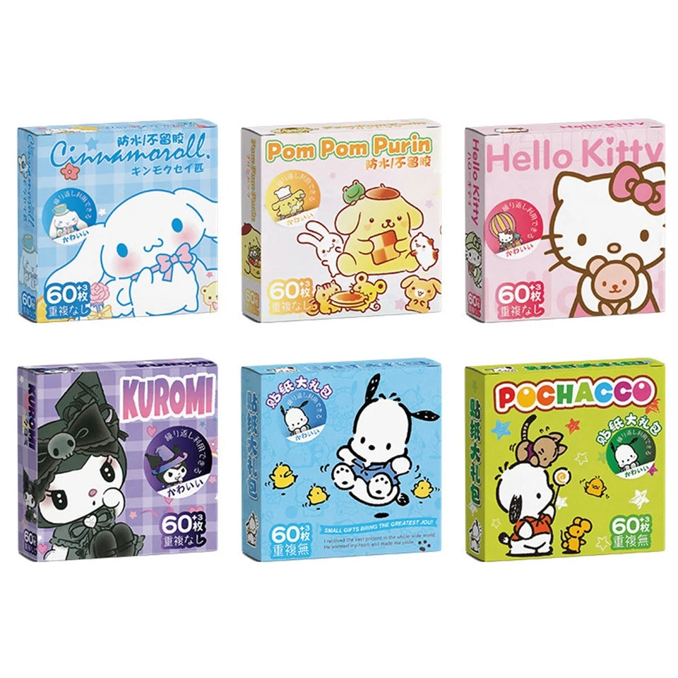 Sticker Box - Sanrio Characters - 60 Stickers