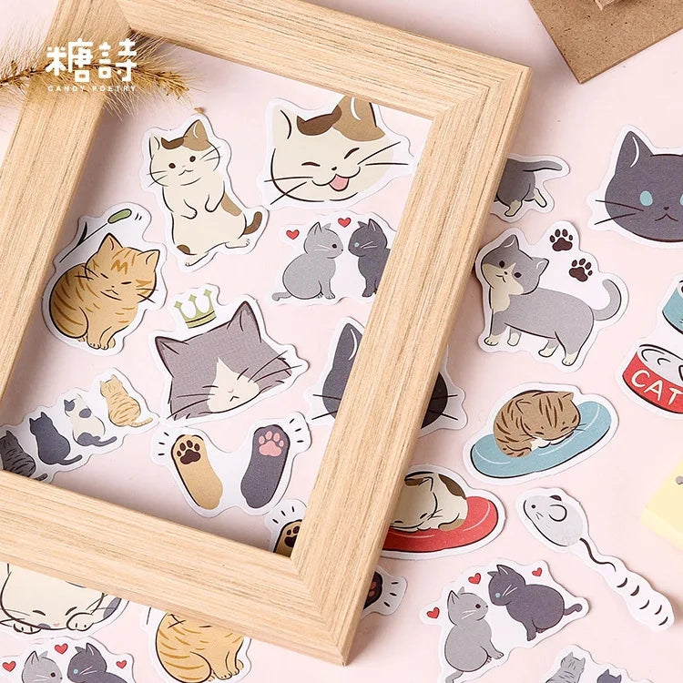 Sticker Box - Cat Diary - 45 Stickers