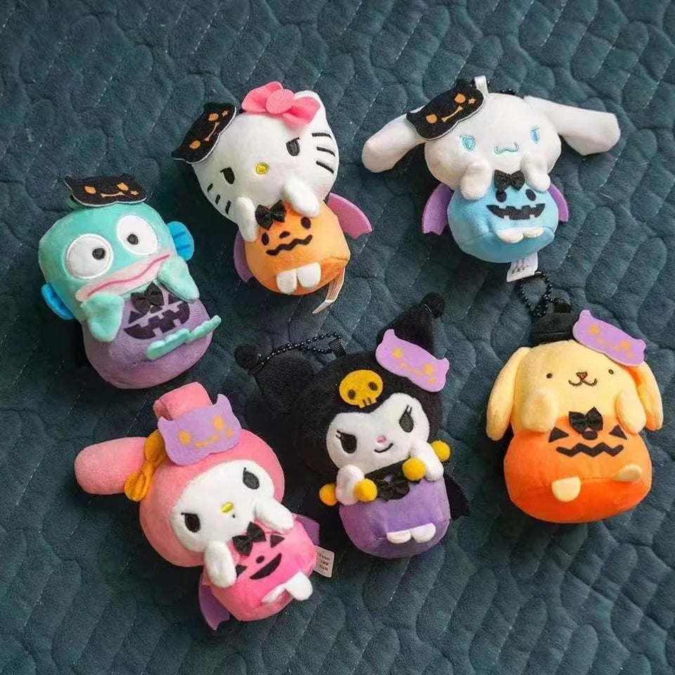 Sanrio Characters Halloween Keychain Plush Toy