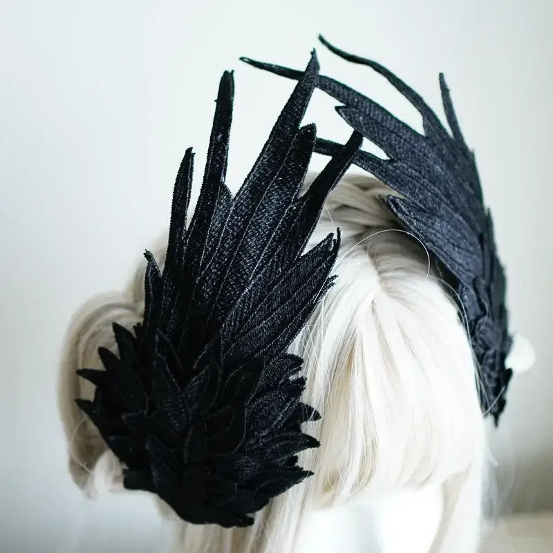 Halloween Angel Wings Hair Clip