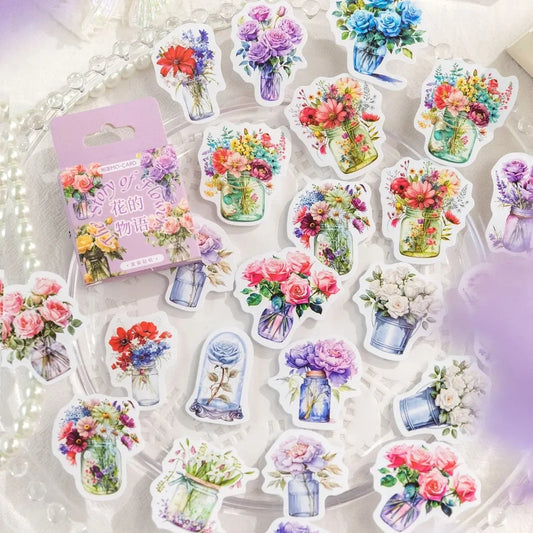 Sticker Box - Story of Flowers - 45 Stickers