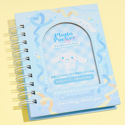 Sanrio Cinnamoroll Ribbon Photo Pocket Ring Notepad