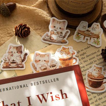 Sticker Box - Cat Coffee Shop - 45 Stickers