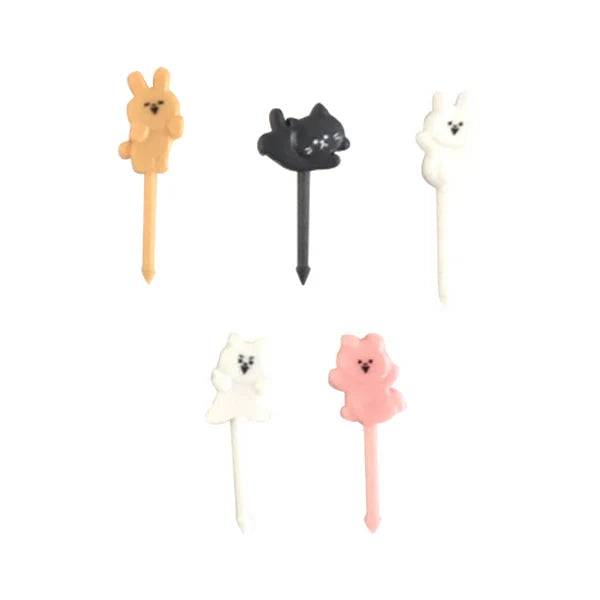 Food Picks Japanese Animal Bento Accessories 10 Pcs Set