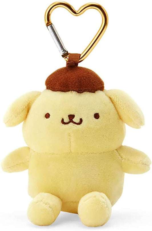 Sanrio Plush Mascot Heart Keychain - Pompompurin