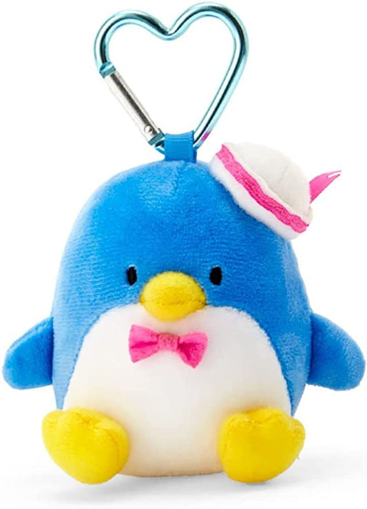 Sanrio Plush Mascot Holder with Heart Carabiner - Tuxedo Sam