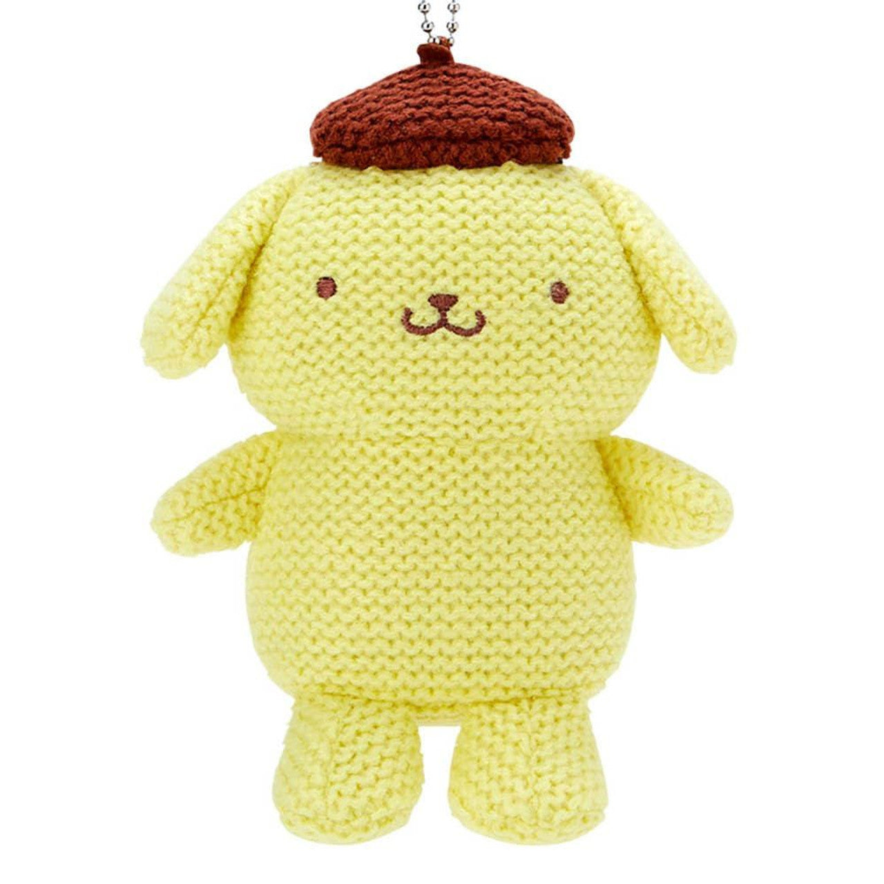 Sanrio PomPom Purin Amigurumi-Style Knit Mascot Holder