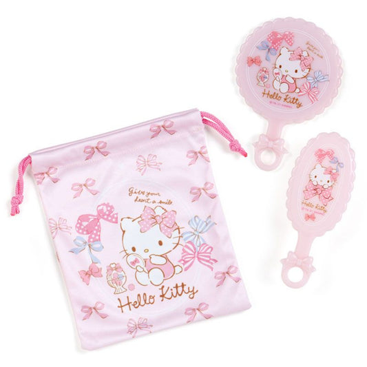 Sanrio - Hello Kitty - Hair Set - Brush, Mirror & Comb