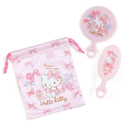 Sanrio Hello Kitty Brush, Mirror & Comb Set