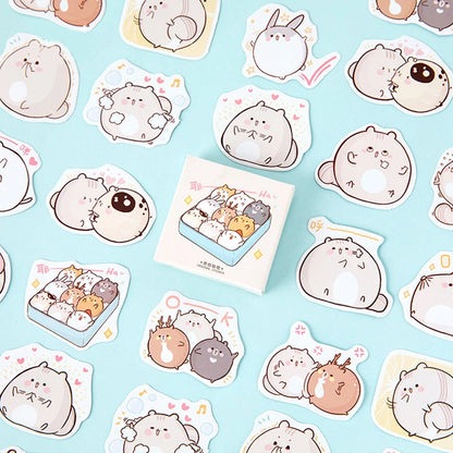 Sticker Box - Hamster Friends - 46 Stickers