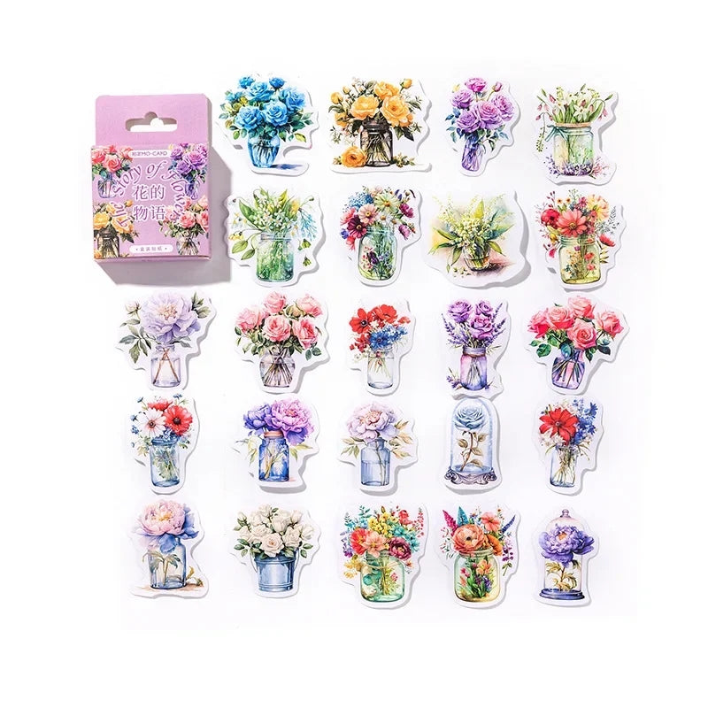 Sticker Box - Story of Flowers - 45 Stickers