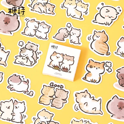 Sticker Box - Naughty Cat - 45 Stickers