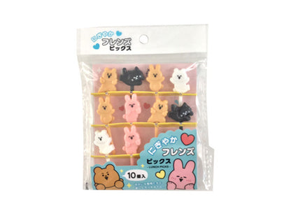 Food Picks Japanese Animal Bento Accessories 10 Pcs Set