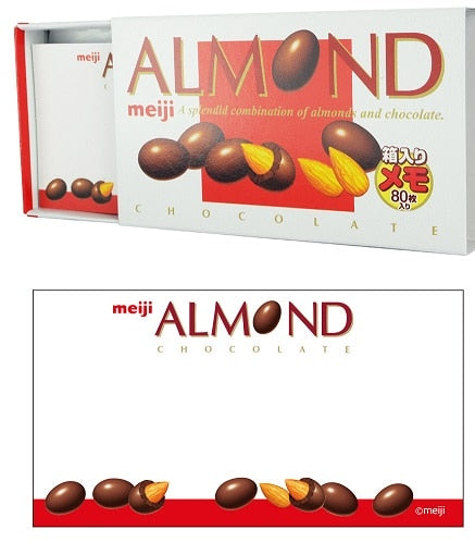 Meiji Almond Chocolate Note Pad