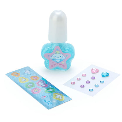 Sanrio - Cinnamoroll Jewelry Nail Set Children Kids Peel Off