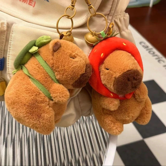 Capybara Plush Toy Keychains 10cm