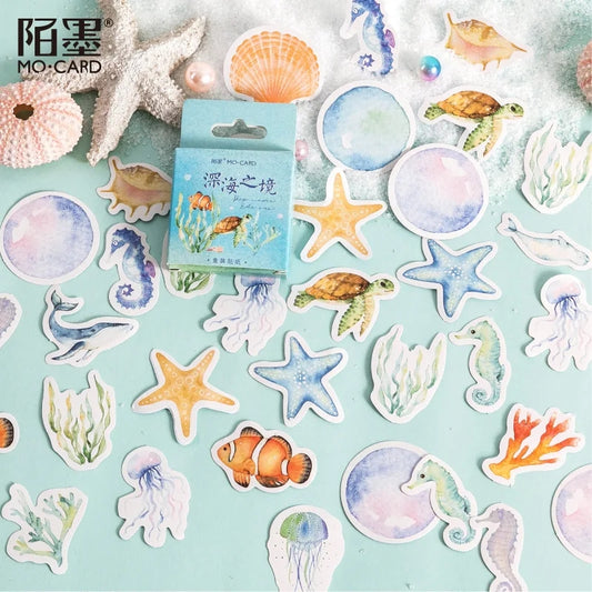 Sticker Box - Deep Wonder in the Sea - 45 Stickers