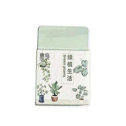 Sticker Box - Green Plants - 45 Stickers