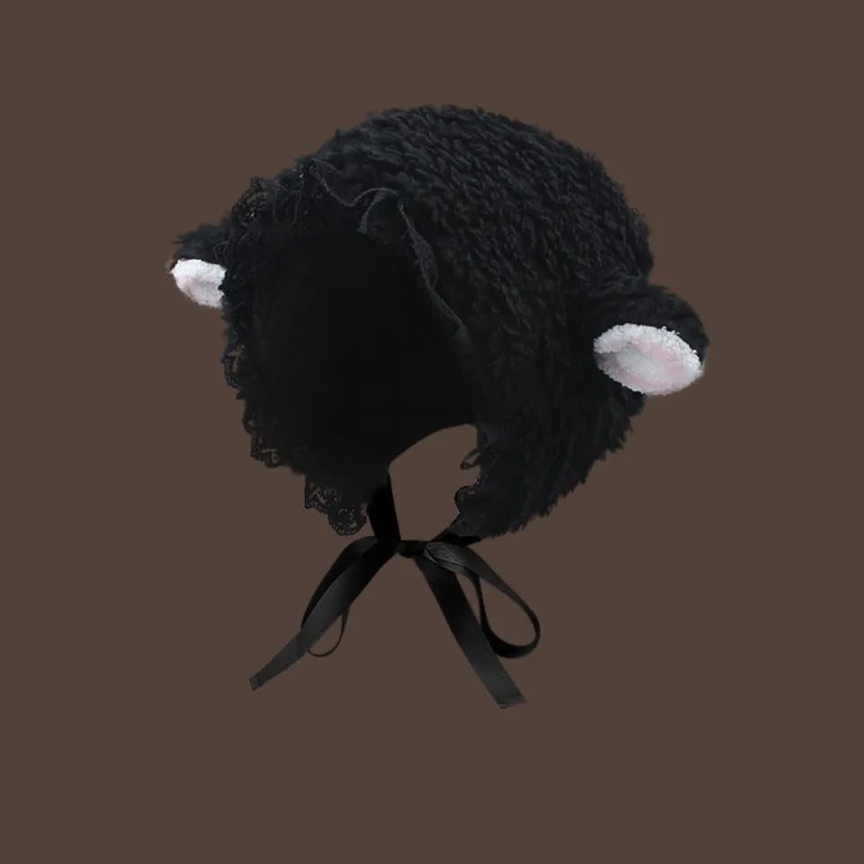 Sheep Beanie - Black Hat