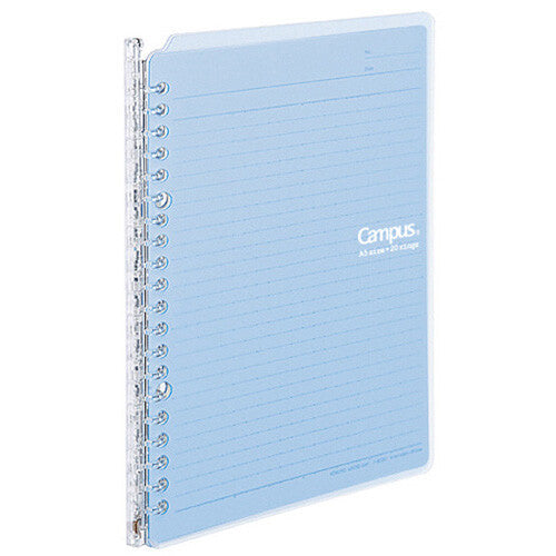 KOKUYO - Campus - Lined Ring - A5 Notebook - Light Blue