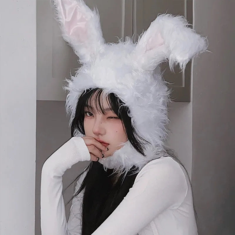 Fluffy Bunny Hat Adorable & Cozy