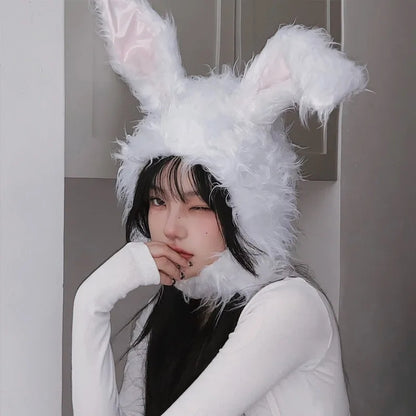 Fluffy Bunny Hat Adorable & Cozy