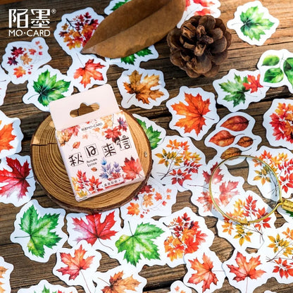 Sticker Box - Autumn Letter - 45 Stickers