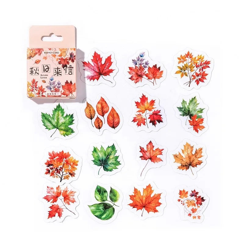 Sticker Box - Autumn Letter - 45 Stickers