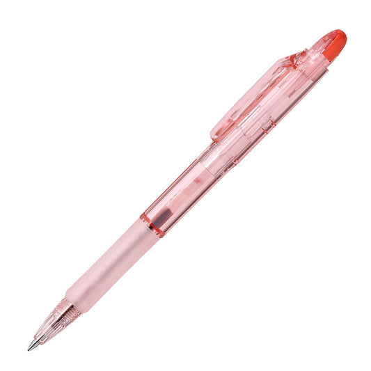 Zebra Biotube Jim Knock Ballpoint Pen - Sunrise Coral